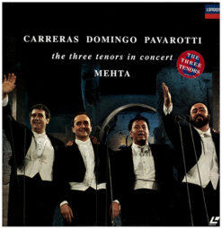 Carreras Domingo Pavarotti - The Three Tenors In Concert Mehta [1990] Ed. USA (Concierto de Caracalla)