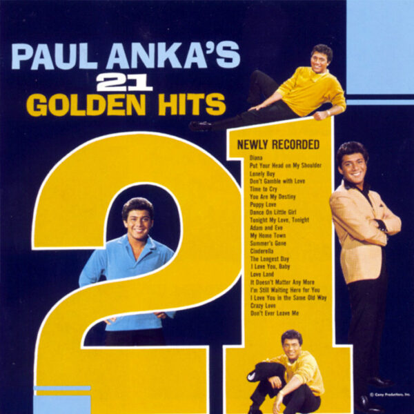 Paul Anka - Paul Anka's 21 Golden Hits [1963] Ed. USA