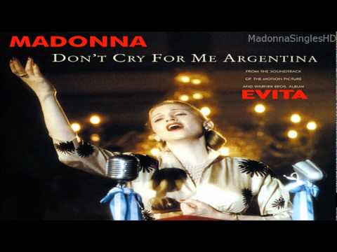 Madonna - Don’t Cry For Me Argentina