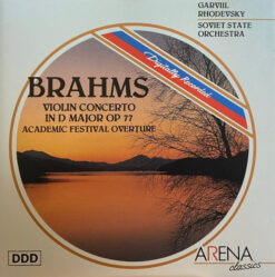 Garviil Rhodevsky, Soviet State Orchestra, Ivan Cerkov  -  Brahms - Violin Concerto In D Major [] Ed. UK