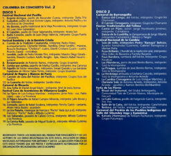 V/A  - Colombia en Concierto Vol. 2 [] Ed. COL 2CD - Imagen 2