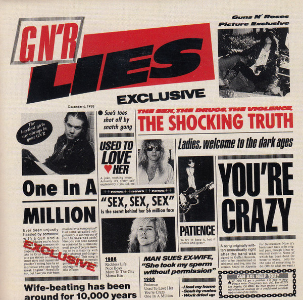 Guns N' Roses – G N' R Lies [1989] Ed. USA