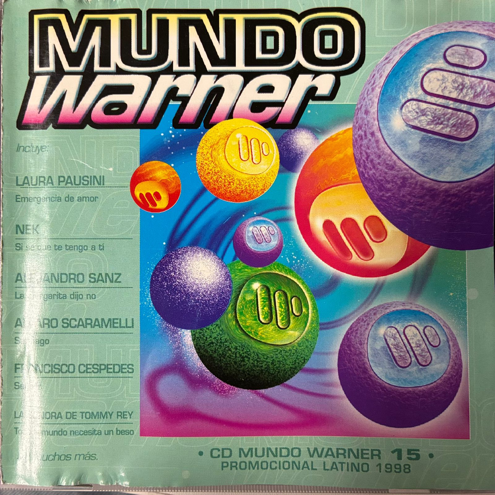 V/A - Mundo Warner 15 – Promocional Latino 1998