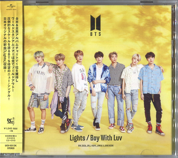 BTS – Lights / Boy With Luv [2019] Ed. JAP w/Obi (CD+DVD)