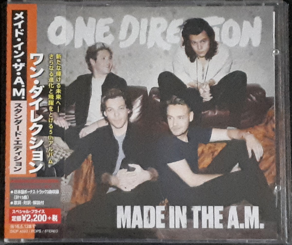 One Direction – Made In The A.M. [2015] Ed. JAP w/OBI